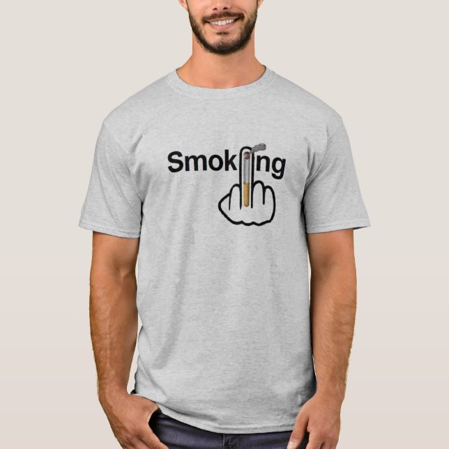 T-Shirt Smoking Flip (Front)