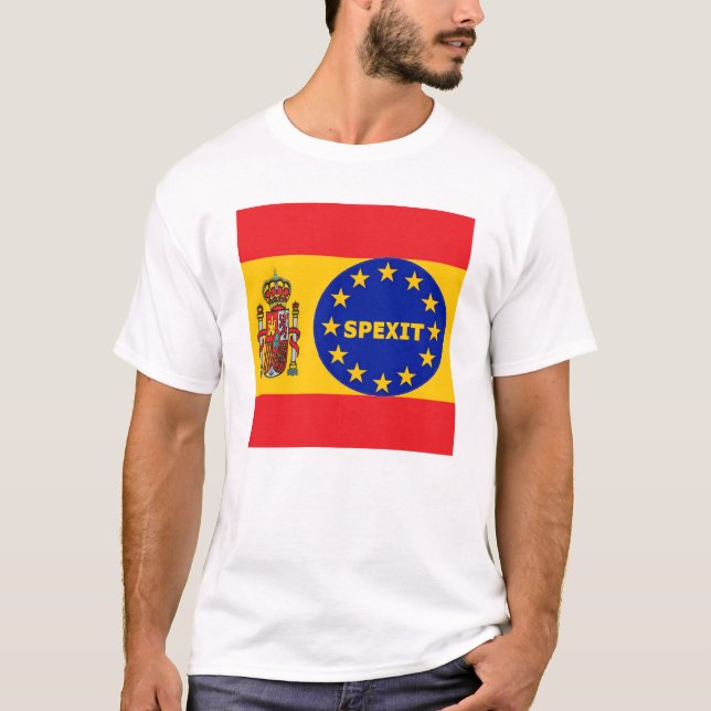 T-Shirt Spannish Flag EU Spexit (Front)