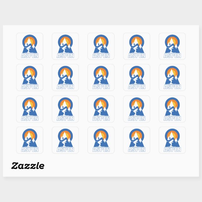 T-Shirt Square Sticker (Sheet)