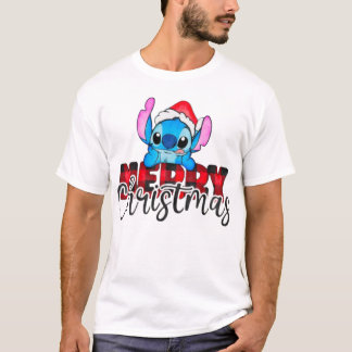 T-Shirt stitch png meery christmas 