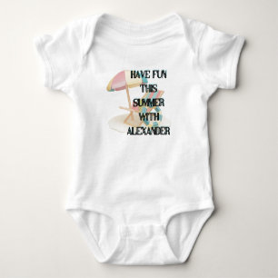 T-Shirt Summer Fun Alexander Baby Bodysuit. Bodysuit