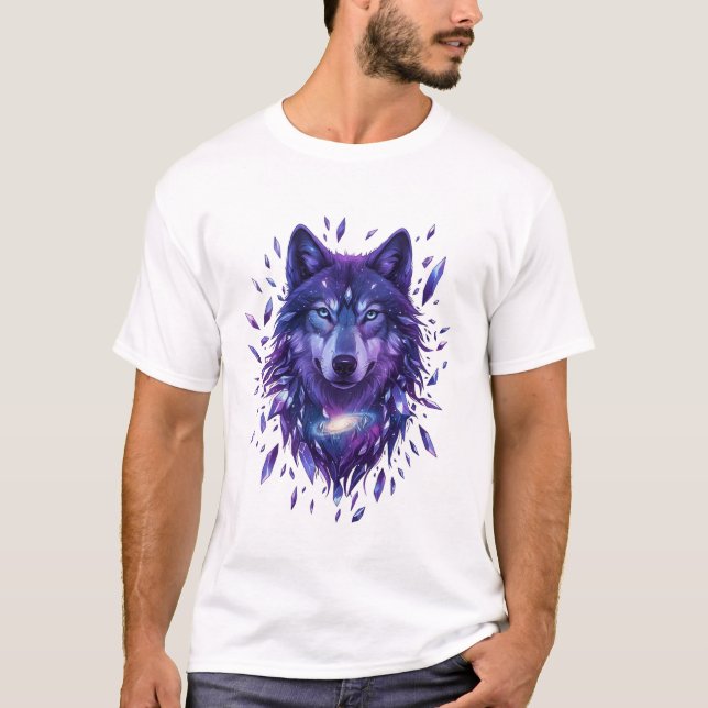 T-shirt Surreal Fox Design | Artistic Fantasy  (Front)