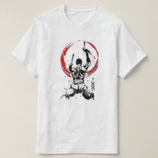 T - shirt test taiko drummer white