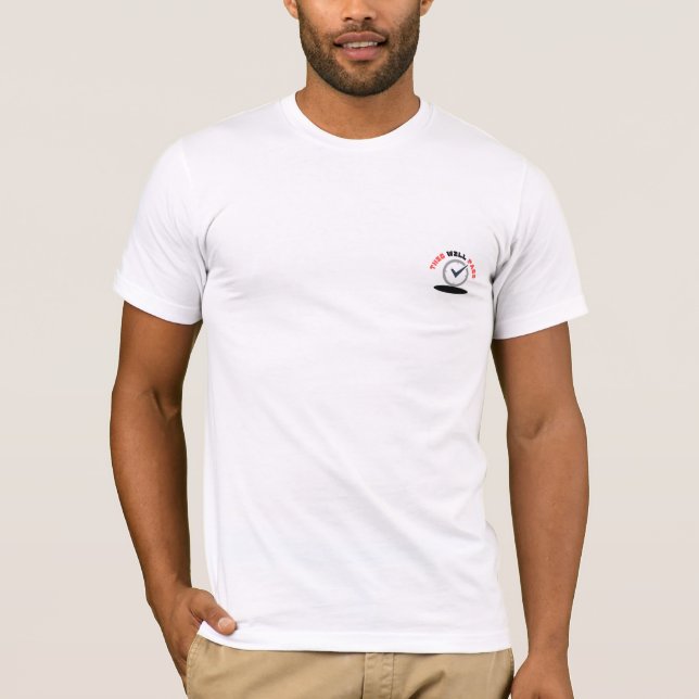T-shirt This will Pass: A Gentle Reminder Clock (Front)