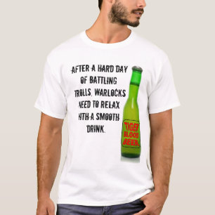 T-Shirt Tiger Blood Beer Funny Slogan