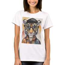T-Shirt Tigercub Print