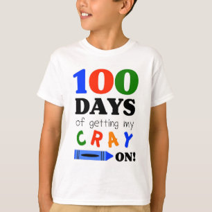 T-shirt to celebrate 100 days of Kindergarten