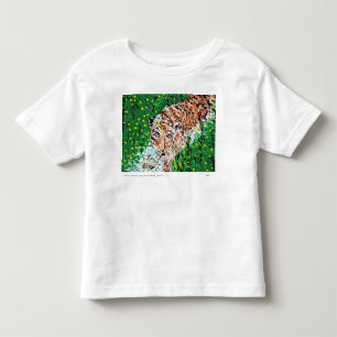 T-Shirt : Toddler Drawing of a Tiger
