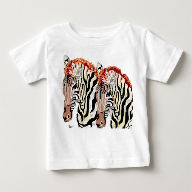 T-Shirt Toddlers : Zebra's (Front)
