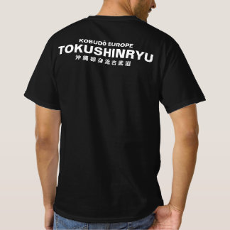 T-Shirt Tokushinryu, Kobudo, Europe, black