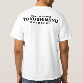 T - shirt Tokushinryu, Kobudo, Europe white