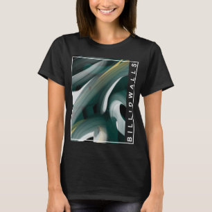 T-Shirt Trend Abstract Black White Green