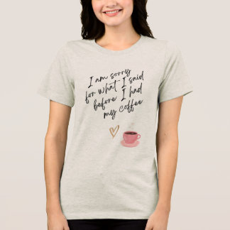 T-Shirt Tri-Blend Shirt