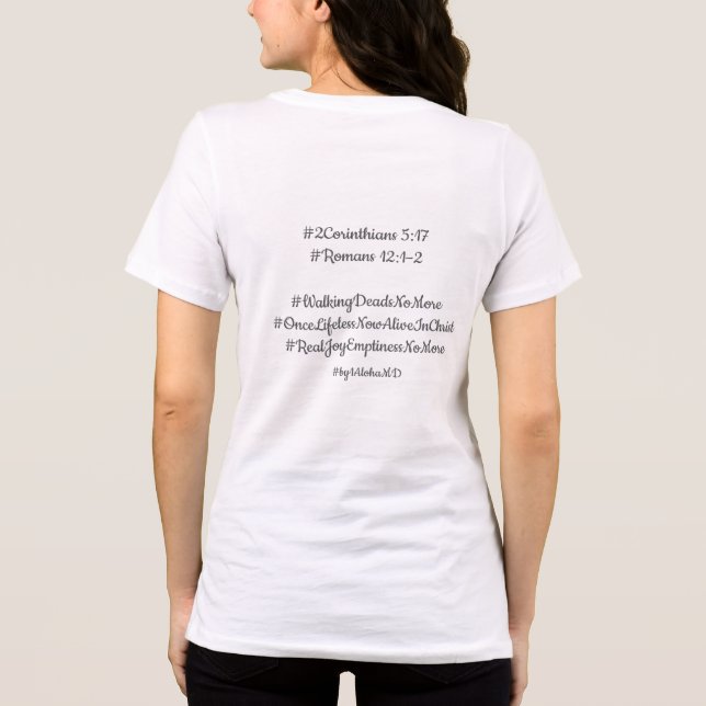 T-Shirt Tri-Blend Shirt (Back)
