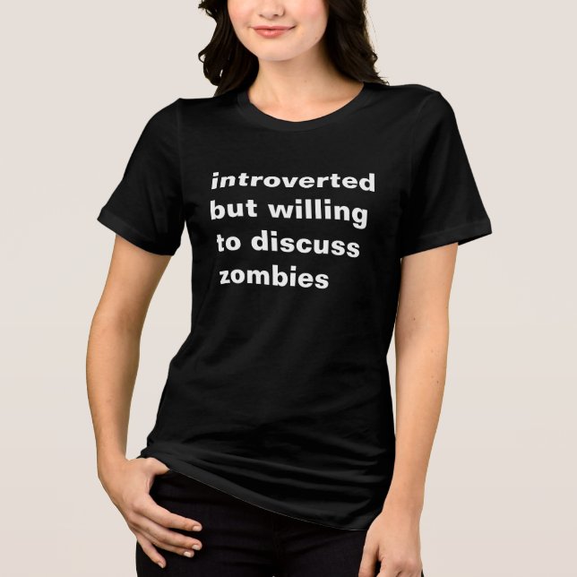 T-Shirt Tri-Blend Shirt (Front)