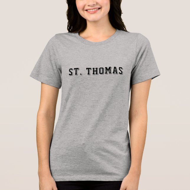 T-Shirt Tri-Blend Shirt (Front)