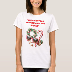 T-Shirt-Tropical Christmas Family T Shirt