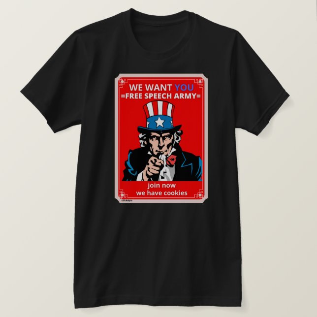 t-shirt  "UNCLE SAM" (Design Front)