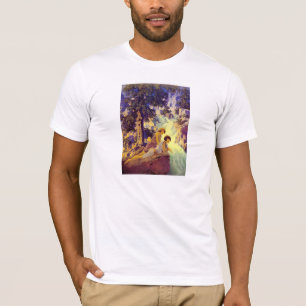 T-Shirt:  Waterfall - by Maxfield Parrish T-Shirt