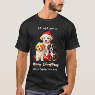 T-Shirt We wish you a merry Christmas and...