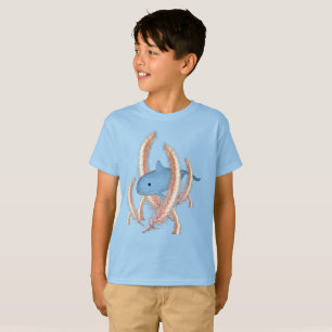 T-Shirt - Whale Swimming through Grass