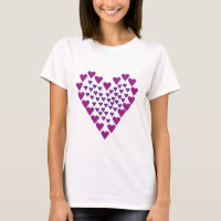 T-shirt with a big heart