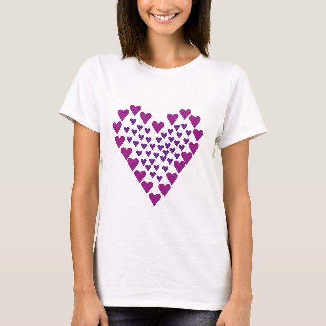 T-shirt with a big heart (Front)