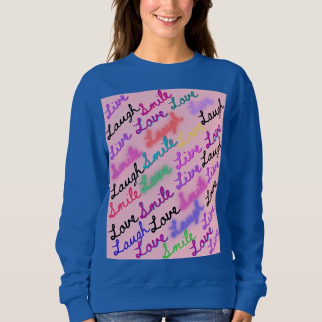 T-shirt with a dazzling design. sweatshirt (Front)