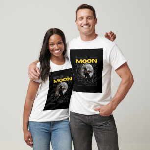 T shirt with a dynamic poster