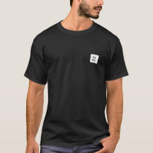 T-shirt with a quote on the back