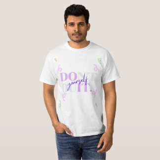 t shirt with a quoted design