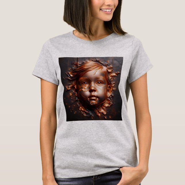 T-shirt With An Art Expression -12 (Front)