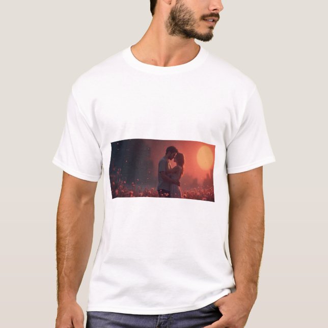  T-shirt with an atmospheric picture (Front)