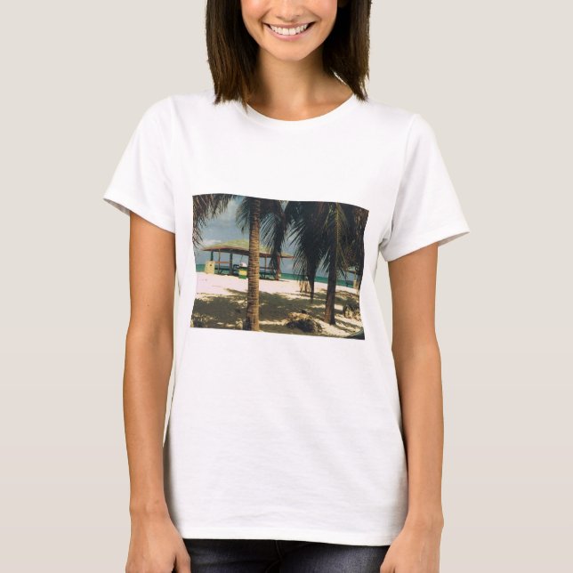 T-shirt with an Island Scene (Front)