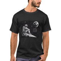 T shirt with astronaut