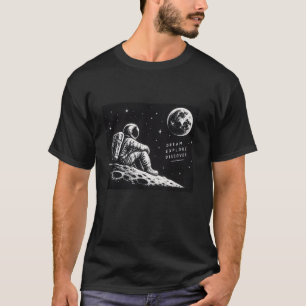 T shirt with astronaut