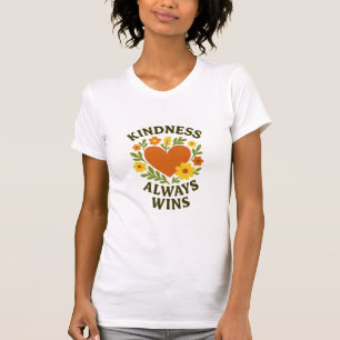 T-shirt with beautiful design - Kindness wins