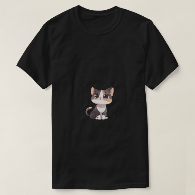 T shirt With Caty Design (Design Front)