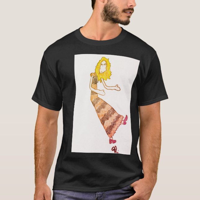 T - shirt with dancer (Front)