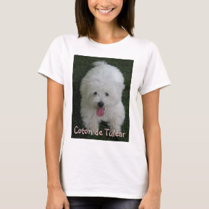 T-shirt with Dog Photo, Coton de Tulear