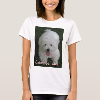 T-shirt with Dog Photo, Coton de Tulear