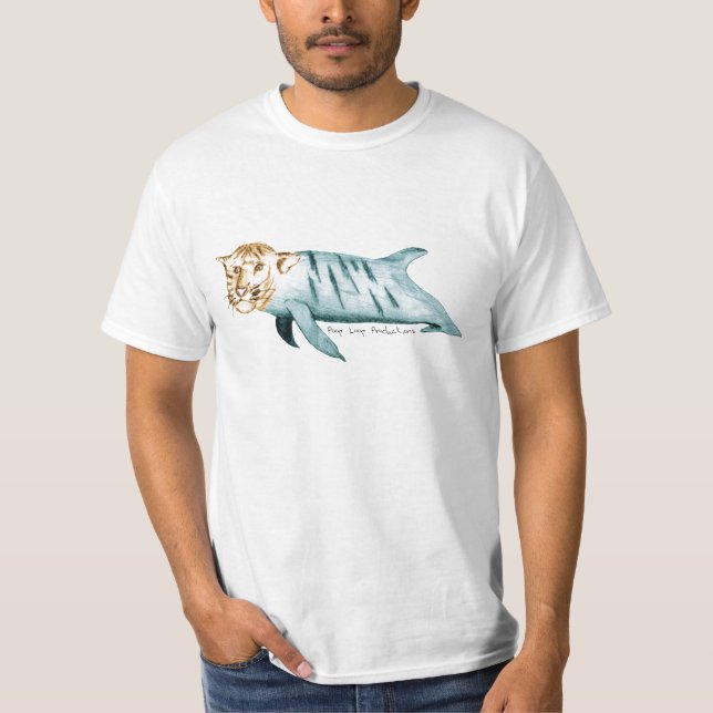 T-Shirt with Dolphin Kitty & Camera Logo on Back (Front)