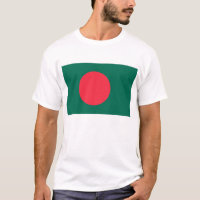 T Shirt with Flag of Bangladesh