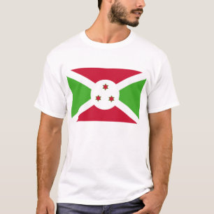 T Shirt with Flag of Burundi