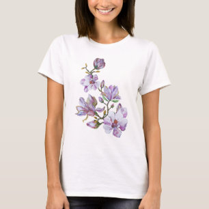 T-shirt with flowers print for women