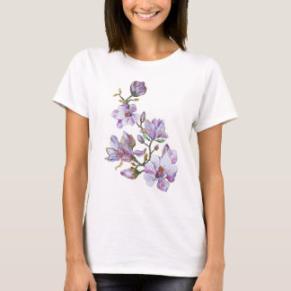 T-shirt with flowers print for women