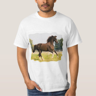 T-Shirt With Horse Wearing Shades
