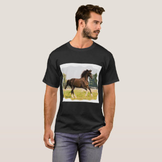 T-Shirt With Horse Wearing Shades