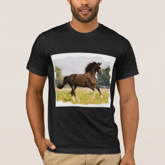 T-Shirt With Horse Wearing Shades