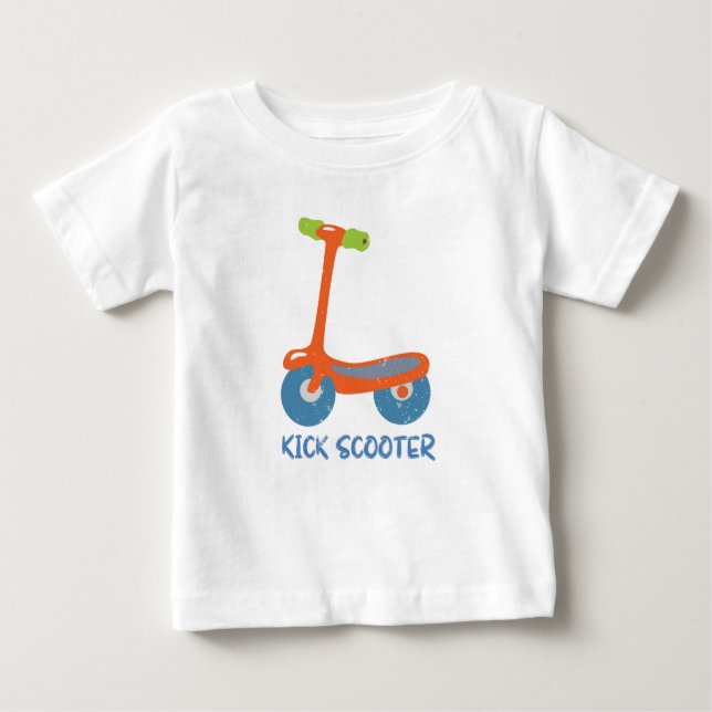 T-shirt with Kick scooter for kids  (Front)